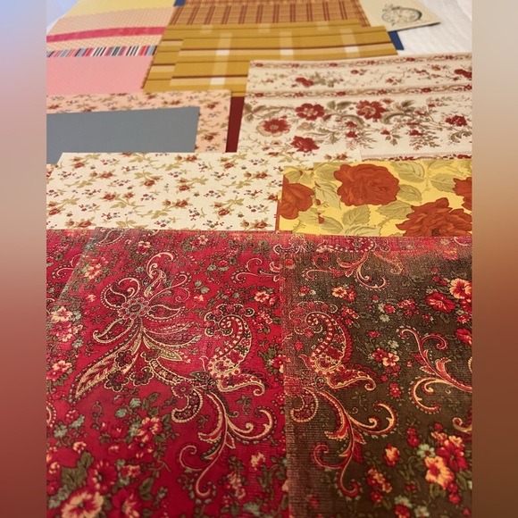 Scrapbooking, mixed media, art bundle of speciality papers & card stock. - Picture 1 of 6